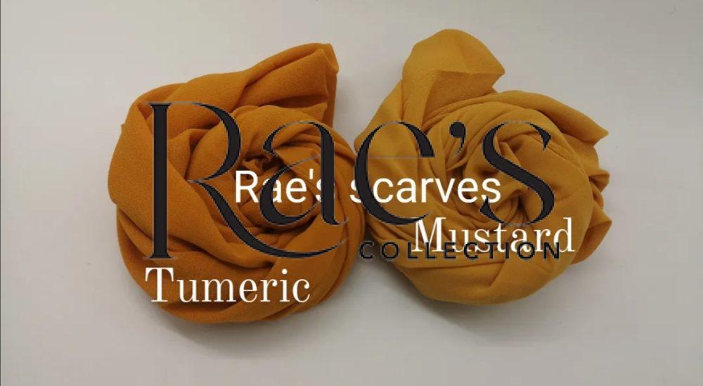 Chiffon crepe Square scarves-16 Colours available - Image 3